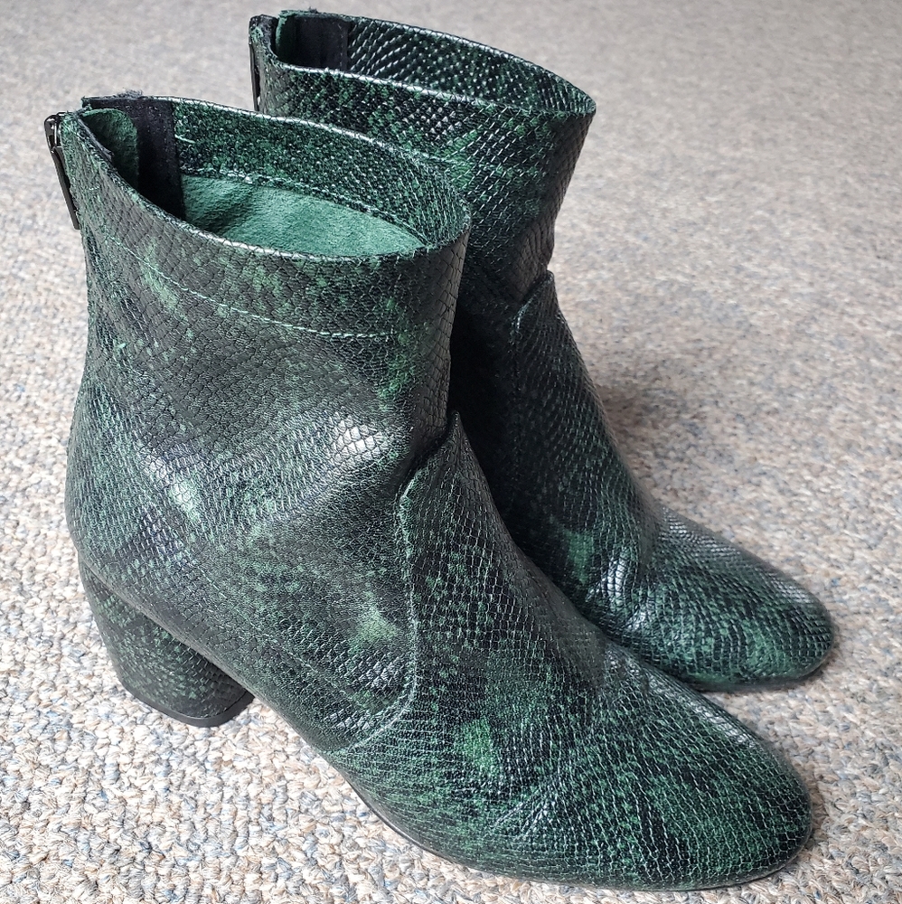 L'intervalle Modesto Green Snake boots